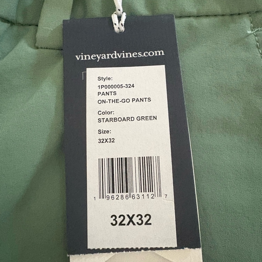 Vineyard Vines Golf Pants Performance On The Go 32 x 32 Starboard Green - Picture 3 of 8